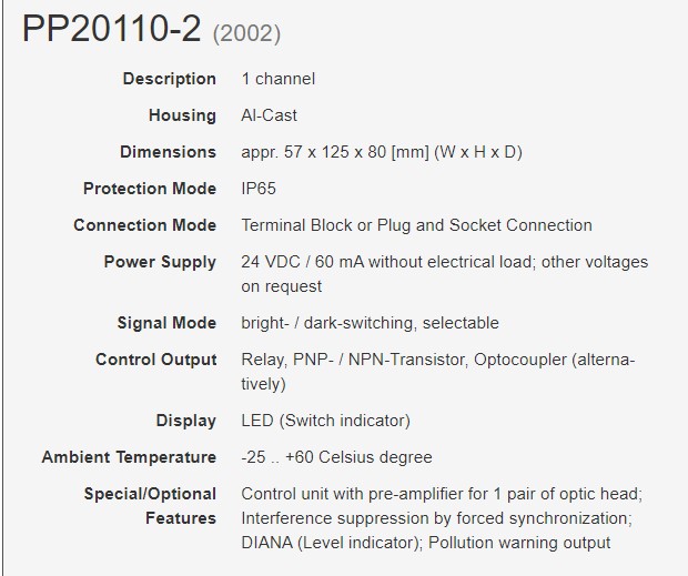 SPEC_PP20110-2_Fotoelektrik Pauly