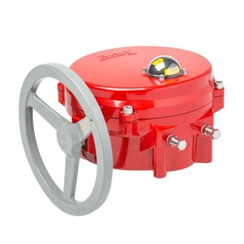 Chi tiết bộ truyền động điện Bray Series 70 với tay quay override
