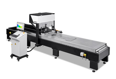 Hệ thống máy đo laser KELK alpha.xi compact với bàn đo, cổng quét gantry và tủ điều khiển