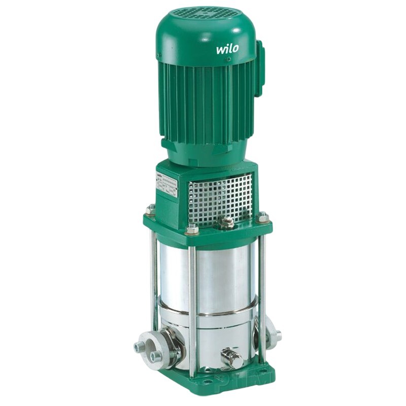 Bơm Wilo-Multivert MVI lắp đặt trong hệ thống tăng áp công nghiệp