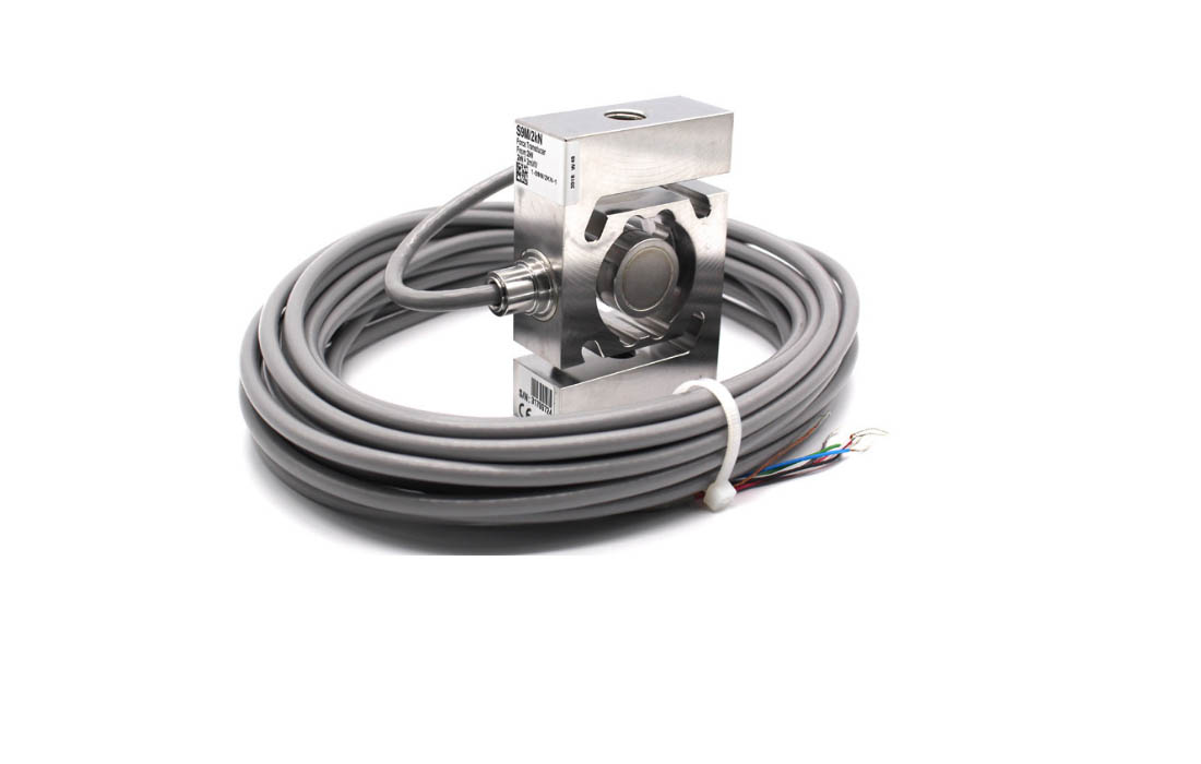 Cảm biến lực chữ S HBM S9M kèm cáp 6 dây kết nối bộ khuếch đại