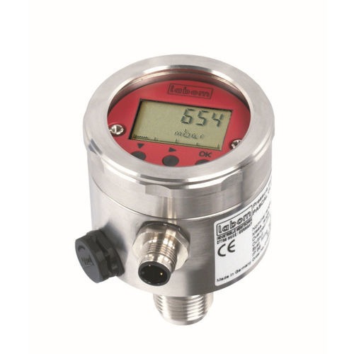 Màn hình hiển thị của bộ chuyển đổi áp suất LABOM PASCAL CV3110 với kết nối M12