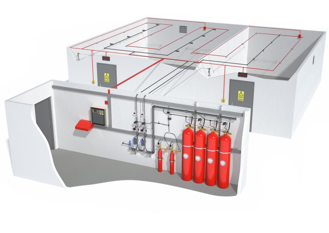 Hệ thống chữa cháy khí Minimax Oxeo chính hãng