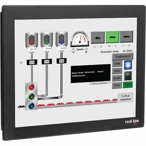 Red Lion DA30D lắp đặt trong tủ điện công nghiệp