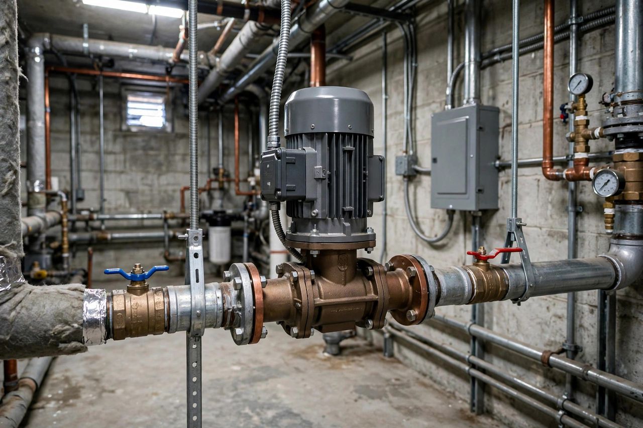Bơm CronoLine IL trong hệ thống HVAC công nghiệp