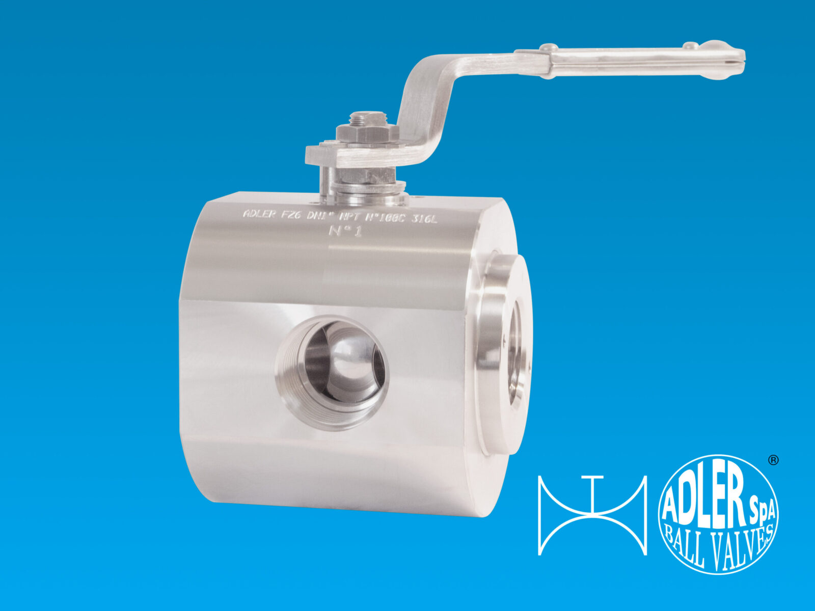 Van bi 3 ngã Adler FZ6 chính hãng Ý, lòng van đầy
