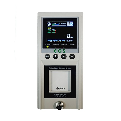Màn hình TFT 2.0 inch hiển thị nồng độ khí của đầu dò khí cầm tay Gastron GTD-5000N