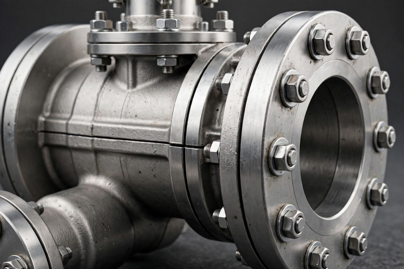 Chi tiết thân van bi 2 mảnh Adler FE2 mặt bích ANSI 150