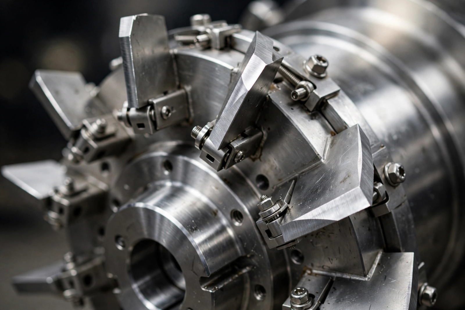 Chi tiết rotor cánh gạt và cửa hút vát của van quay DMN-WESTINGHOUSE AML