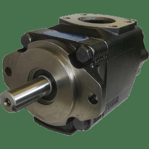 Bơm cánh gạt kép Denison T7DB chính hãng Mỹ, nhìn từ đầu trục