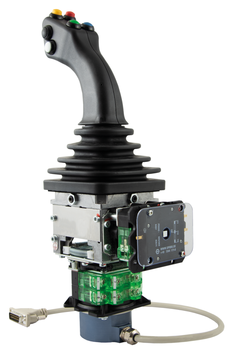 Tay điều khiển joystick Spohn & Burkhardt NNS0 góc nghiêng, tay nắm tiêu chuẩn