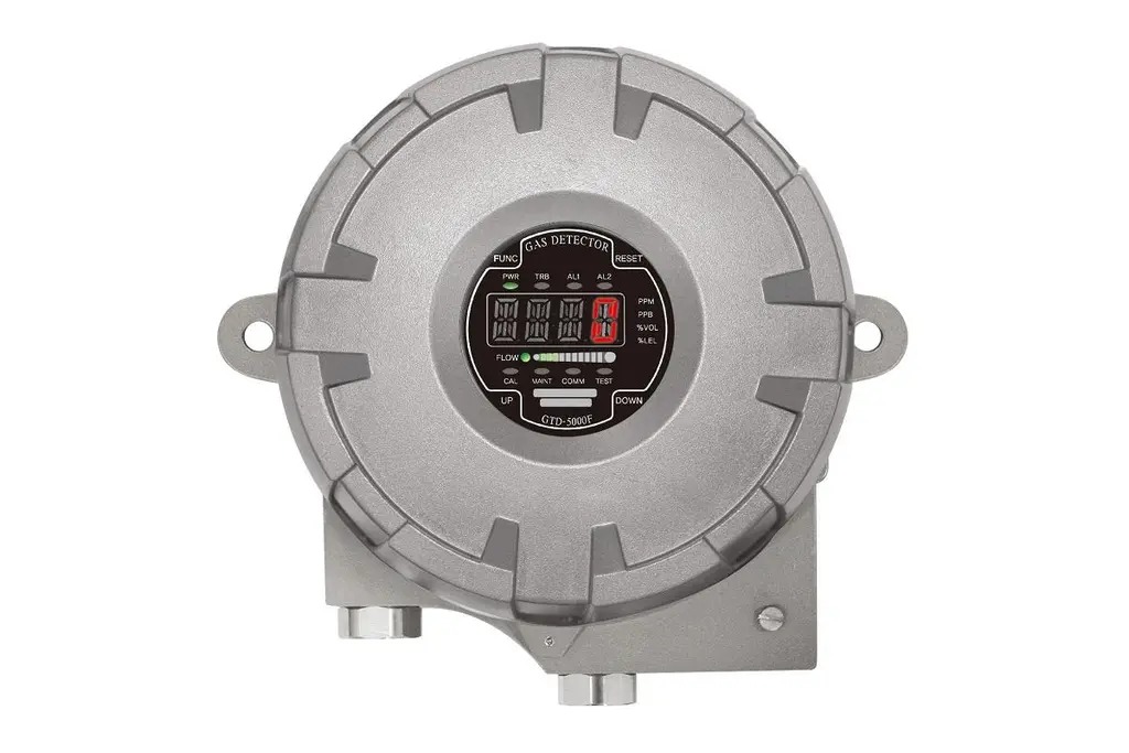 Đầu dò khí VOC GASTRON GTD-5000F chính diện, màn hình FND