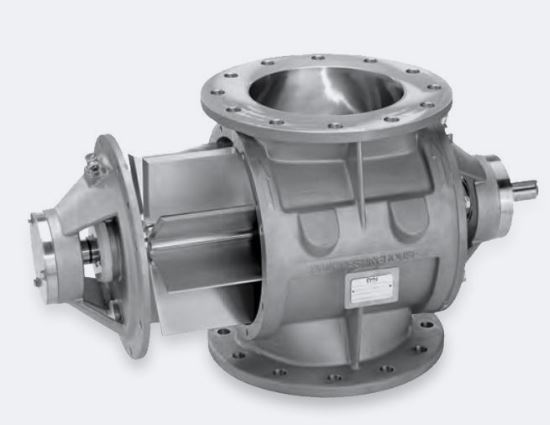 Van quay airlock DMN OS góc nghiêng, chi tiết rotor
