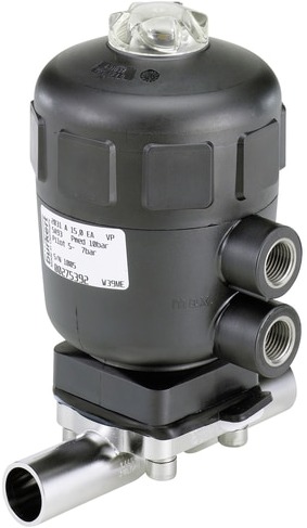 Van màng Burkert Type 2031 bản đầu hàn DN 15, actuator khí nén PA