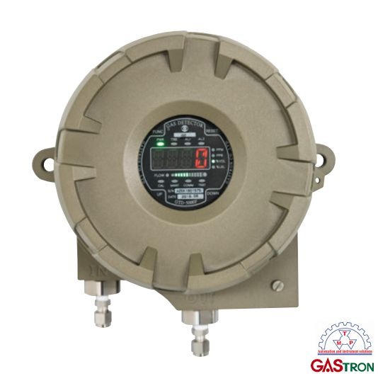 Đầu dò khí VOC GASTRON GTD-5000F lắp đặt với đường ống lấy mẫu
