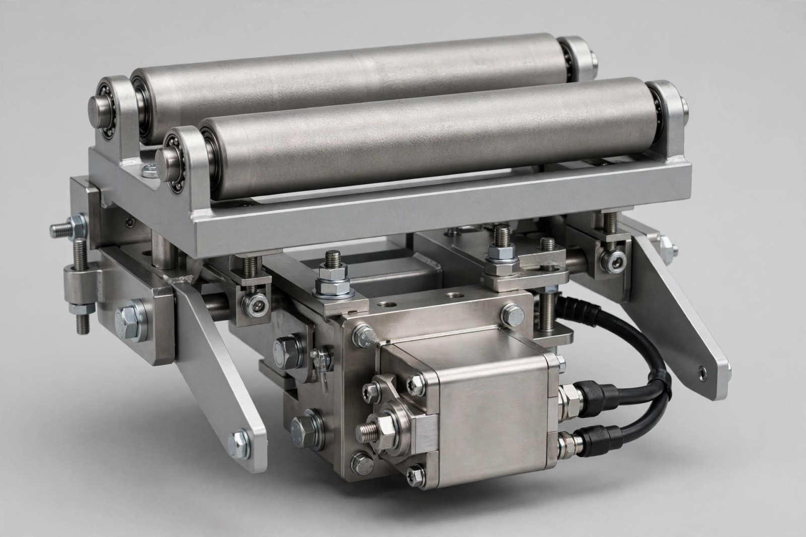 Chi tiết cầu cân loadcell và hệ truyền động cân băng tải Merrick Model 450